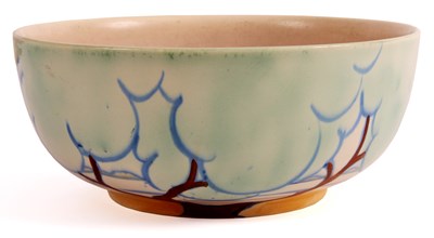 Lot 50 - A Clarice Cliff Bizarre FRUIT BOWL decorated...
