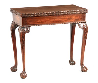 Lot 1045 - A MID 18TH CENTURY MAHOGANY CARD TABLE IN THE...