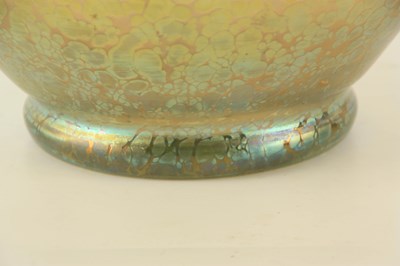 Lot 12 - AN ART DECO LOETZ IRIDESCENT GLASS BOWL in the...