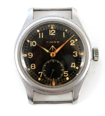 Lot 275 - A TIMOR WWII MILITARY ISSUE DIRTY DOZEN WRIST...