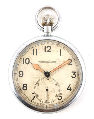 Lot 279 - A WWII MILITARY ISSUE JAEGER-LECOULTRE OPEN...