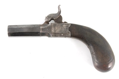 Lot 407 - A LATE 18TH CENTURY PERCUSSION MUFF PISTOL...