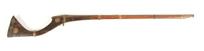 Lot 415 - AN 18TH CENTURY MIDDLE EASTERN FLINTLOCK...