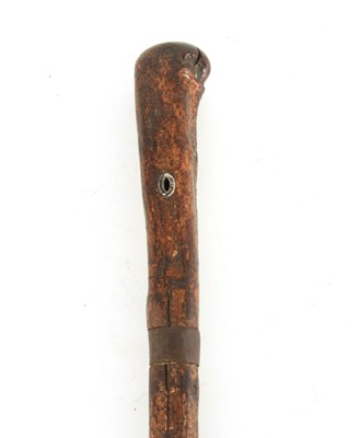 Lot 424 - AN EARLY 18TH CENTURY SWORD STICK with full...