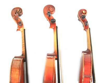 Lot 470 - A 19TH CENTURY FULL-SIZE GERMAN VIOLIN BY...