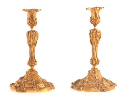 Lot 490 - A PAIR OF 18TH CENTURY STYLE FRENCH ROCOCO...