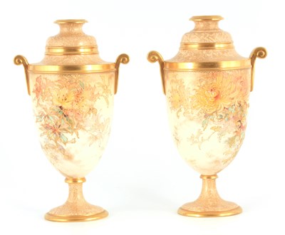 Lot 51 - A PAIR OF LATE 19TH CENTURY DOULTON BURSLEM...