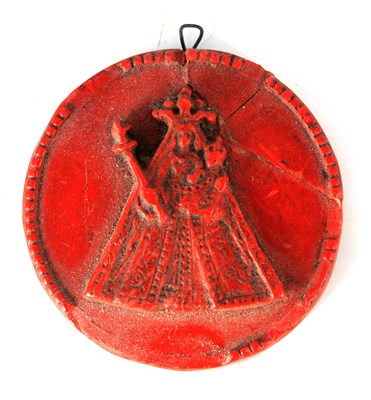 Lot 545 - AN EARLY 17TH CENTURY WAX SEAL depicting a...