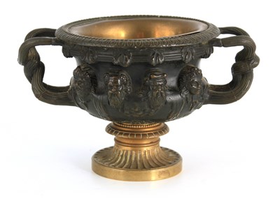 Lot 567 - A 19TH CENTURY FRENCH BRONZE AND GILT BRONZE...