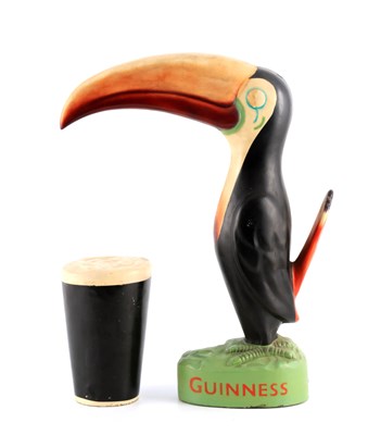 Lot 610 - A LARGE GUINNESS ADVERTISING TOUCAN with...