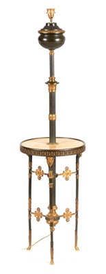 Lot 633 - A 19TH CENTURY FRENCH EMPIRE STYLE ORMOLU AND...