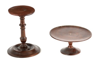 Lot 659 - A 19TH CENTURY MAHOGANY CANDLESTAND with...