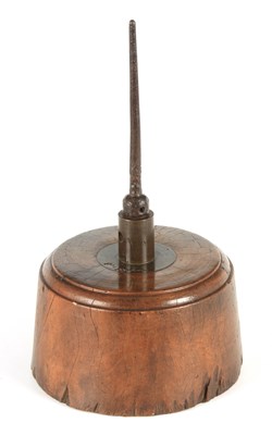 Lot 662 - AN INTERESTING 18TH CENTURY LIGNUM VITAE...