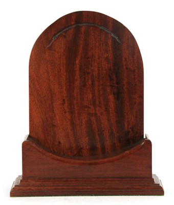 Lot 675 - A 19TH CENTURY MAHOGANY PLATE STAND with...