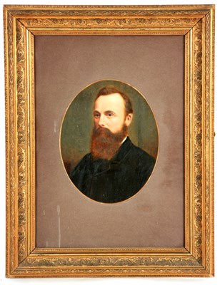 Lot 699 - A LATE 19TH CENTURY OIL oval bust portrait of...