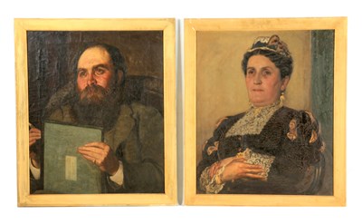 Lot 706 - A PAIR OF 19TH CENTURY OILS ON CANVAS...