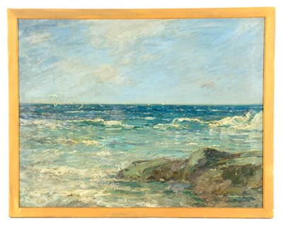 Lot 733 - A 19TH CENTURY IMPRESSIONIST OIL ON CANVAS...