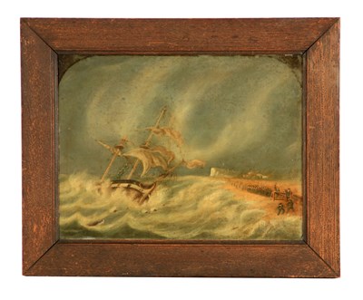 Lot 740 - H.Y. GIBBONS A 19TH CENTURY OIL ON METAL PANEL...