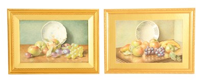 Lot 747 - D. E. W. MARTIN A PAIR OF STILL LIFE...