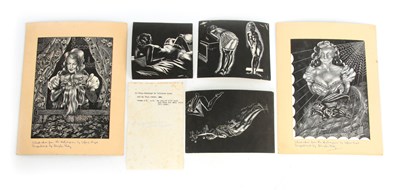 Lot 754 - AN EARLY 20TH CENTURY COLLECTION OF TEN EROTIC...