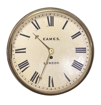 Lot 791 - EAMES, LONDON A REGENCY MAHOGANY FUSEE WALL...