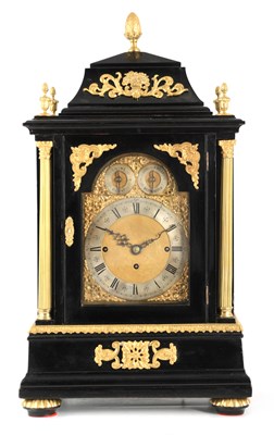 Lot 865 - A LARGE LATE 19TH CENTURY EBONISED ORMOLU...