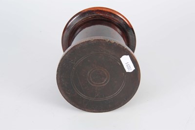 Lot 1003 - A 19TH CENTURY LIGNUM VITAE CYLINDRICAL STRING...