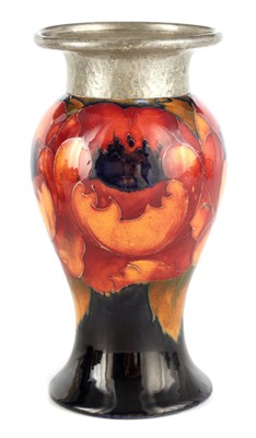 Lot 120 - A 1920S MOORCROFT INVERTED BALUSTER VASE WITH...