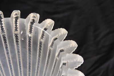 Lot 16 - LALIQUE, FRANCE. A MOULDED FROSTED GLASS...