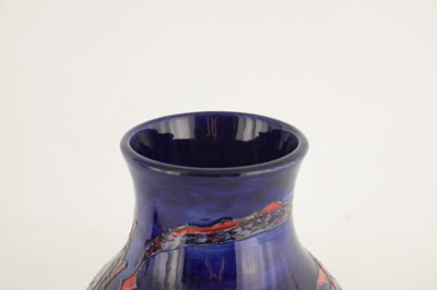 Lot 181 - A WILLIAM MOORCROFT LARGE FOOTED BULBOUS VASE...