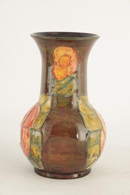 Lot 191 - A WILLIAM MOORCROFT BULBOUS VASE WITH FLARED...