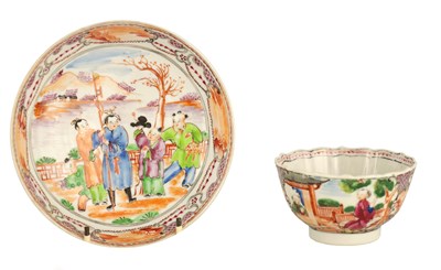 Lot 298 - AN EARLY 19TH CENTURY NEW HALL PORCELAIN TEA...