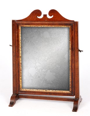 Lot 770 - AN EARLY GEORGE III MAHOGANY SMALL DRESSING...