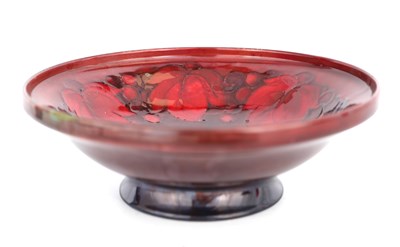 Lot 32 - A 1930S MOORCROFT FOOTED OGEE MOULDED BOWL...