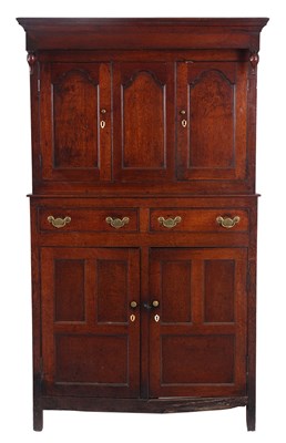 Lot 774 - A MID 18TH CENTURY UNUSUALLY SMALL OAK DUADARN...