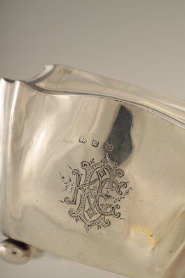 Lot 371 - A LATE 19TH CENTURY GEORGIAN STYLE SILVER TEA...