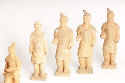 Lot 277 - A SET OF 12 20TH CENTURY CHINESE FIGURES...