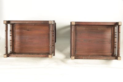 Lot 481 - A PAIR OF 19TH CENTURY CHINESE CARVED HARDWOOD...