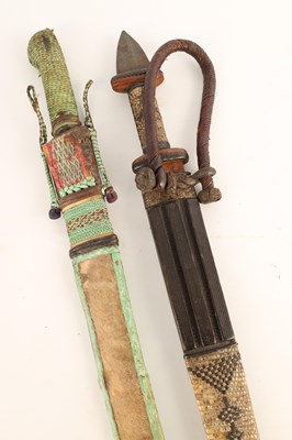 Lot 506 - TWO 19TH CENTURY AFRICAN DAGGERS one with a...