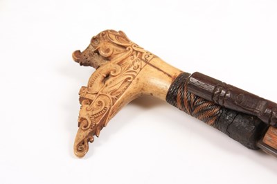 Lot 507 - A 19TH CENTURY MODANG DAYAK MANDAU SWORD...