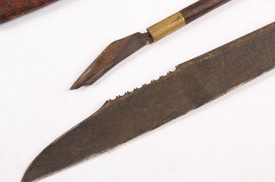 Lot 507 - A 19TH CENTURY MODANG DAYAK MANDAU SWORD...