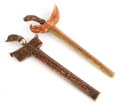 Lot 508 - TWO LATE 19TH CENTURY INDONESIAN KRIS DAGGERS...