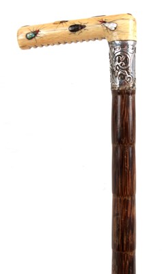 Lot 547 - A 19TH CENTURY JAPANESE IVORY SHIBAYAMA...