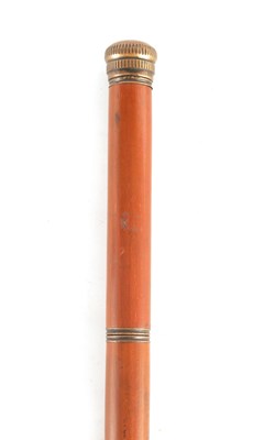 Lot 552 - AN EARLY 20TH CENTURY MALACCA CANE WALKING...