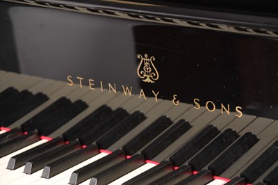 Lot 561 - STEINWAY & SONS AN EBONISED MODEL D CONCERT...