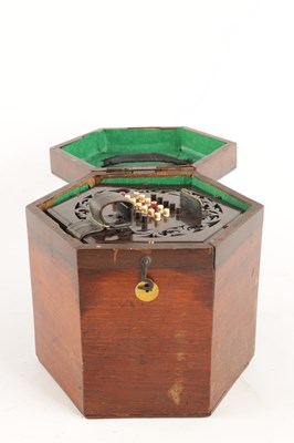 Lot 562 - A MID 19TH CENTURY WHEATSTONE CONCERTINA...