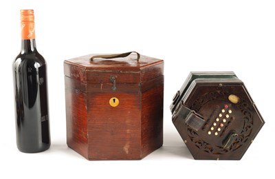 Lot 562 - A MID 19TH CENTURY WHEATSTONE CONCERTINA...