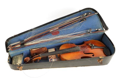 Lot 566 - AN ANTIQUE FRENCH VIOLIN baring the label JTL,...