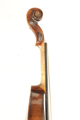 Lot 567 - AN ANTIQUE VIOLIN bearing old torn label,...