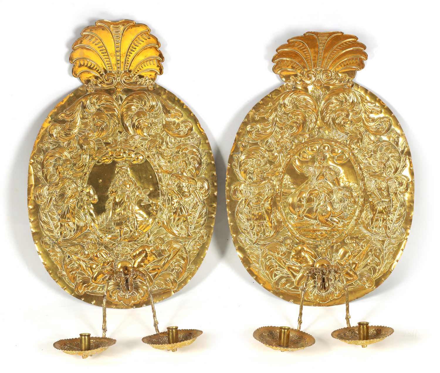 Lot 574 - A RARE PAIR OF LATE 17TH / EARLY 18TH CENTURY...